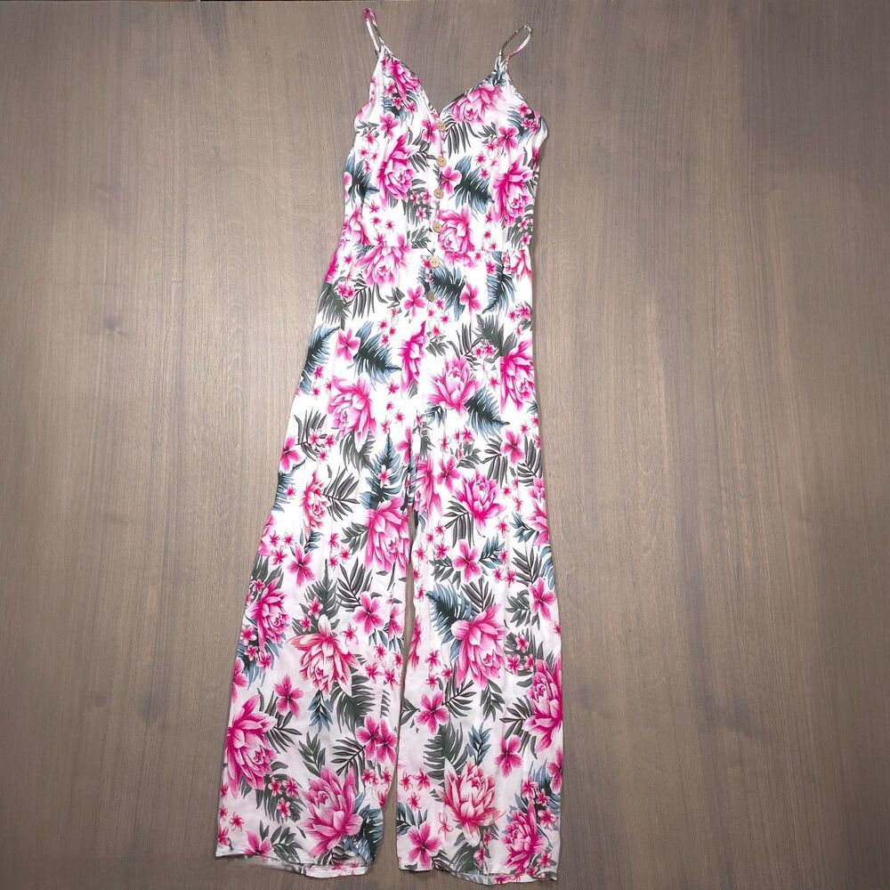 Unknown Brand, Women's Floral Jumpsuit, Size M / L